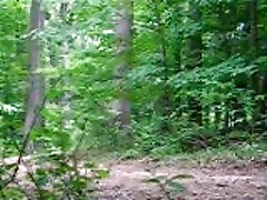 nude walk in the woods