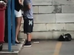 Teens Fuck Behind A Dumpster In Public