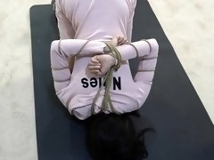 Delightful Japanese babe trained in bondage and submission