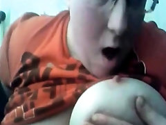 Bbw Play with Her Huge Fat Boobs
