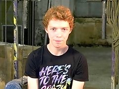 Red hair sub twink sucks dick and gets dominated over
