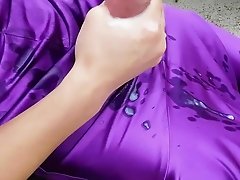 Ripping a penis hole through Andi' prom dress