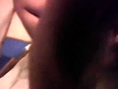 Curvy amateur wife gets her hairy peach tongued and fucked