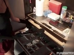 Sweet bitch is obedient while she receives a hardcore punishment