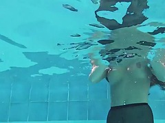 Hot Teen Diana In Fishnets Underwater